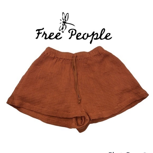 Free People Russet Orange  Shorts - Picture 1 of 3